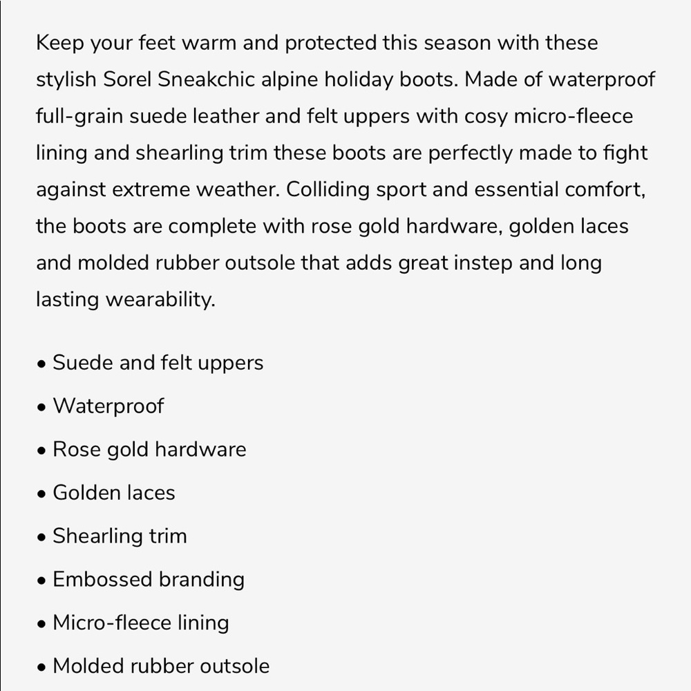 Sorel Sneakchic Alpine Shearling and Leather Laceup Boots Size 8 - Picture 16 of 16